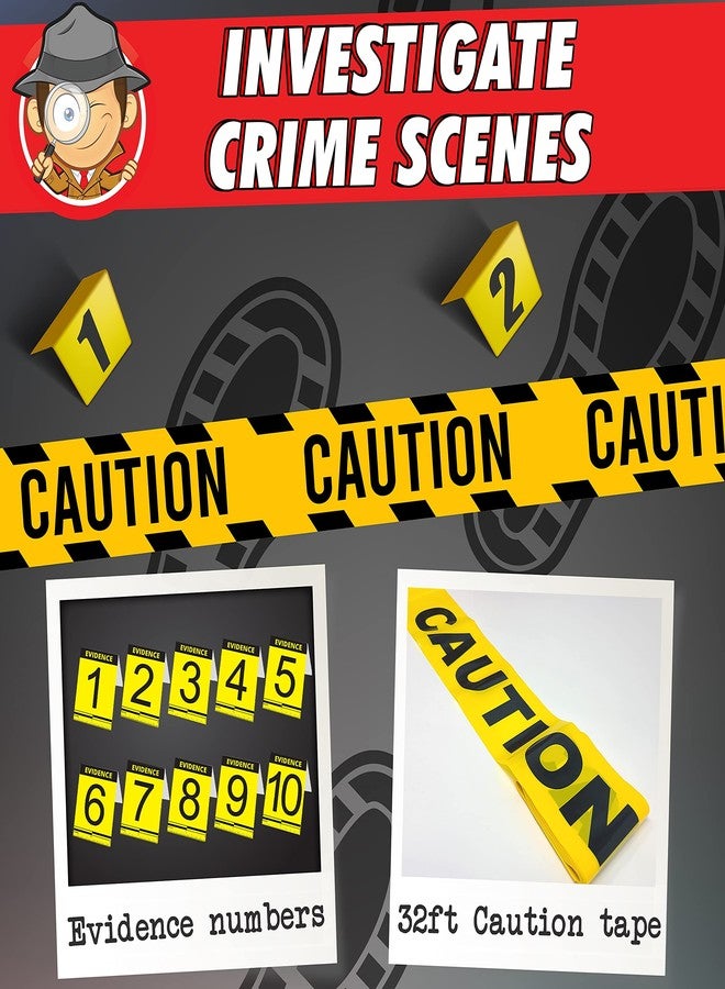 BLOONSY Spy Kit for Kids Detective Fingerprint Toys for 6 7 8 9 10 11 12 Year Old Boys Girls Secret Agent Investigation Science Set - Image 5